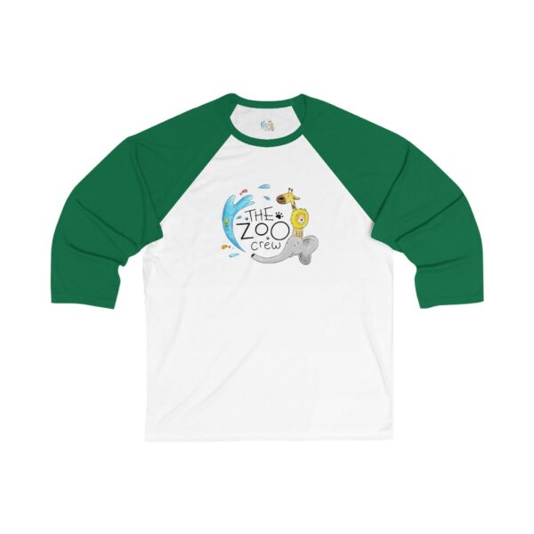 Unisex 34 Sleeve Baseball Tee - Image 3