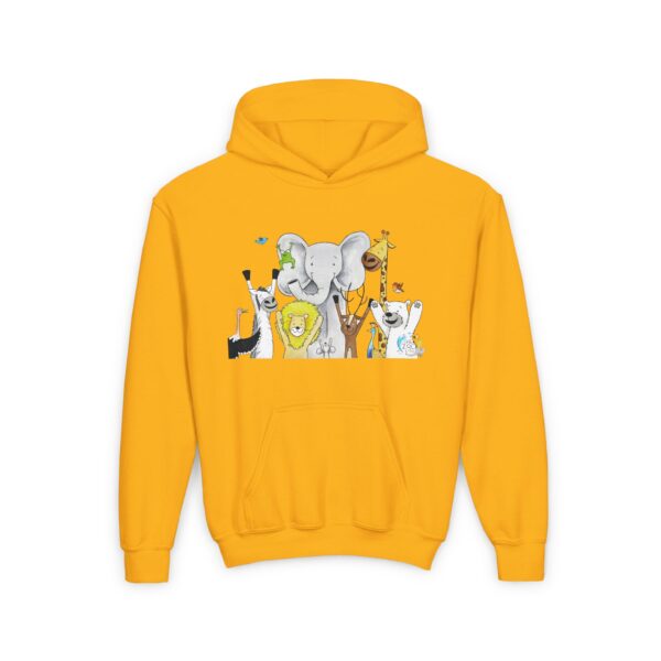 "Zoo Crew Hooded Sweatshirt – Cozy Up with Friends from Emily's Sticky Situation!"