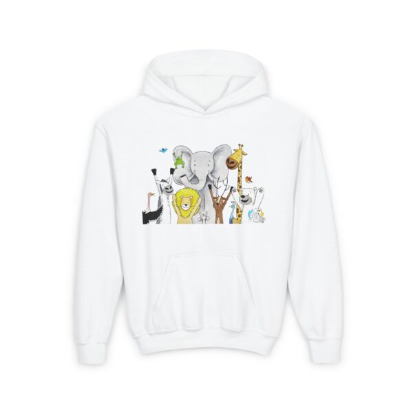 "Zoo Crew Hooded Sweatshirt – Cozy Up with Friends from Emily's Sticky Situation!" - Image 3