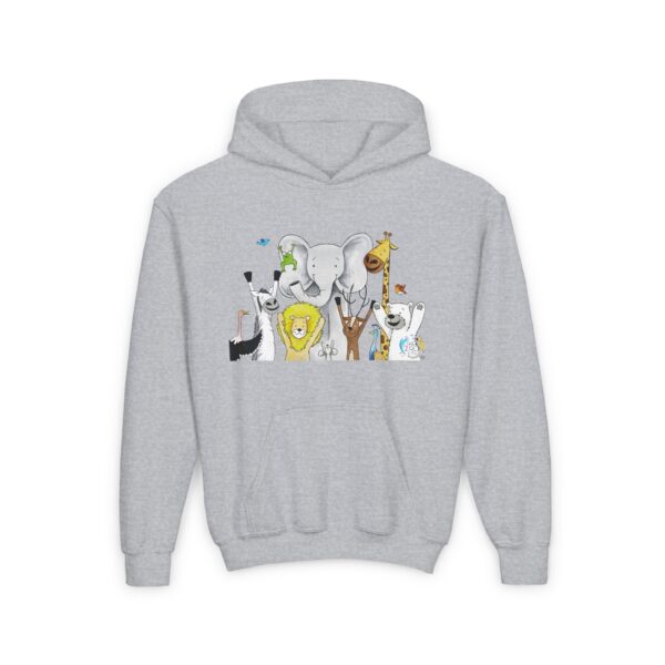 "Zoo Crew Hooded Sweatshirt – Cozy Up with Friends from Emily's Sticky Situation!" - Image 5