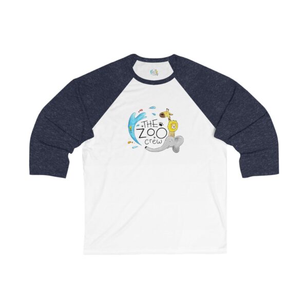 Unisex 34 Sleeve Baseball Tee - Image 5
