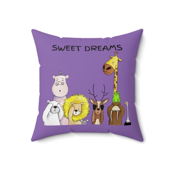 "Zoo Crew Friends Pillow – Sweet Dreams & Rise and Shine with Emily’s Sticky Situation" - Image 7