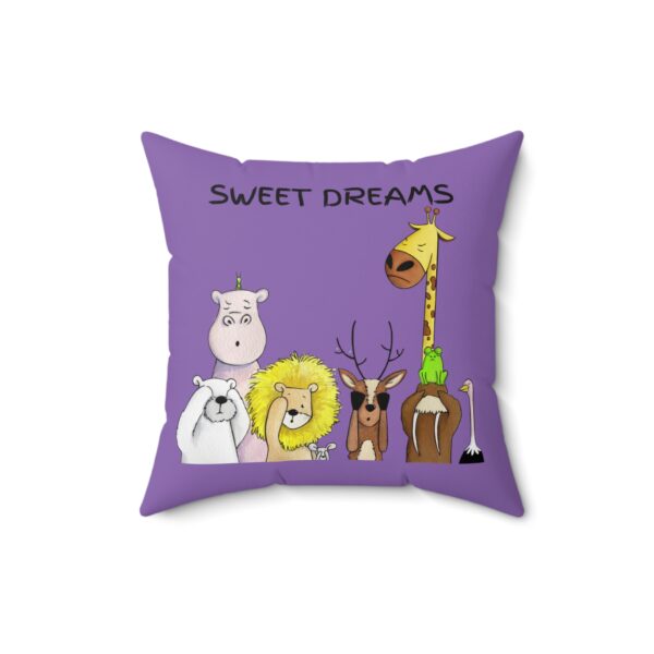 "Zoo Crew Friends Pillow – Sweet Dreams & Rise and Shine with Emily’s Sticky Situation" - Image 4