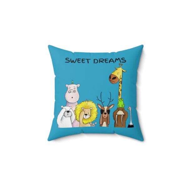 "Zoo Crew Friends Pillow – Sweet Dreams & Rise and Shine with Emily’s Sticky Situation"