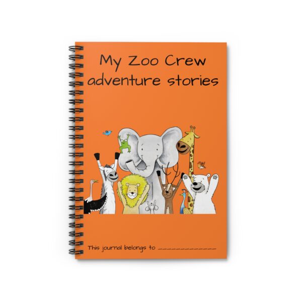 Journal - Zoo Crew Adventures Spiral Notebook with Ruled Lines