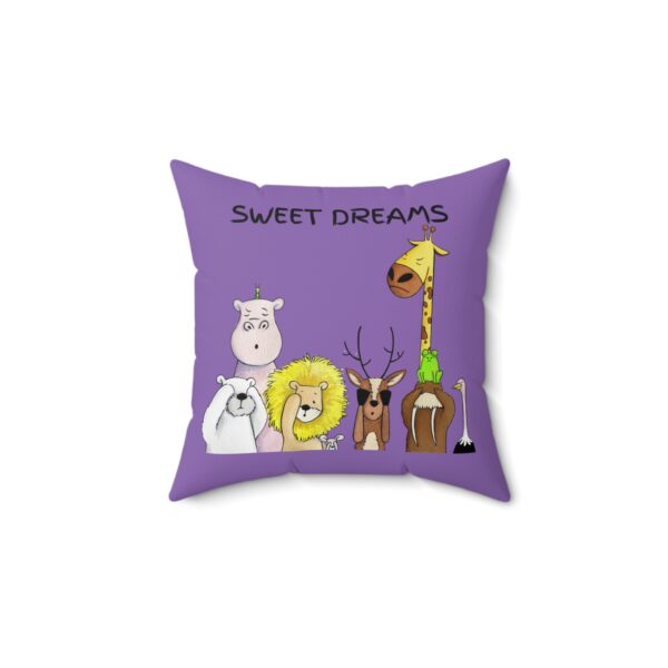 "Zoo Crew Friends Pillow – Sweet Dreams & Rise and Shine with Emily’s Sticky Situation"
