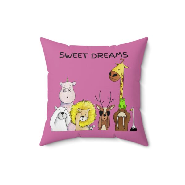 "Zoo Crew Friends Pillow – Sweet Dreams & Rise and Shine with Emily’s Sticky Situation" - Image 4
