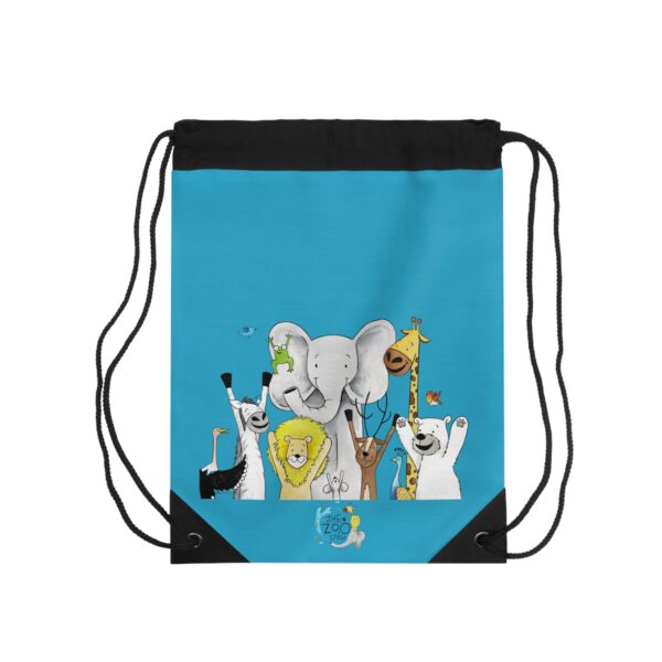 Carry the Fun with The Zoo Crew Drawstring Bag!